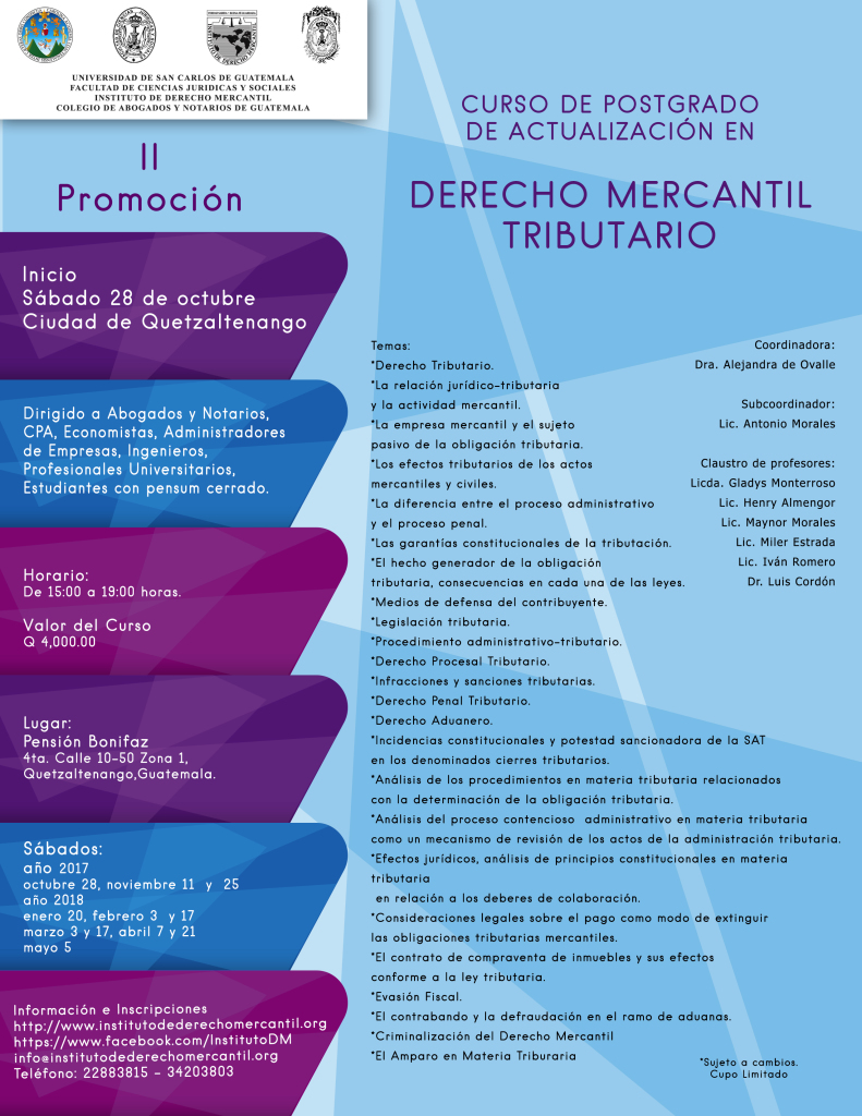 Derecho Mercantil Tributario 2Promo