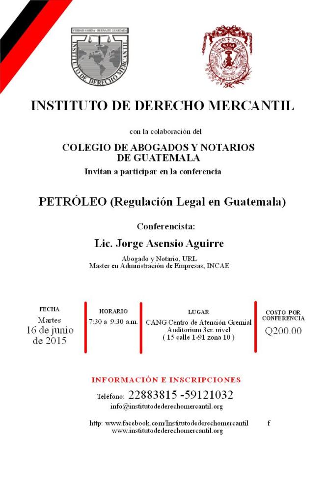 PETRÓLEO (REGULACIÓN LEGAL EN GUATEMALA)