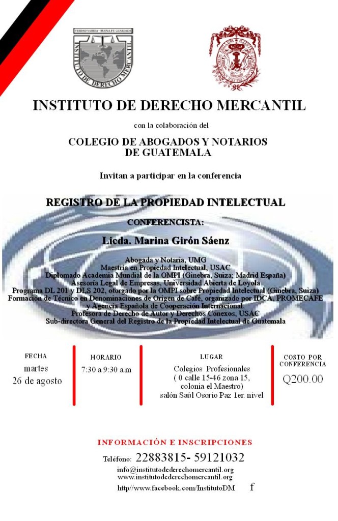 REGISTRO DE LA PROPIEDAD INTELECTUAL 2014