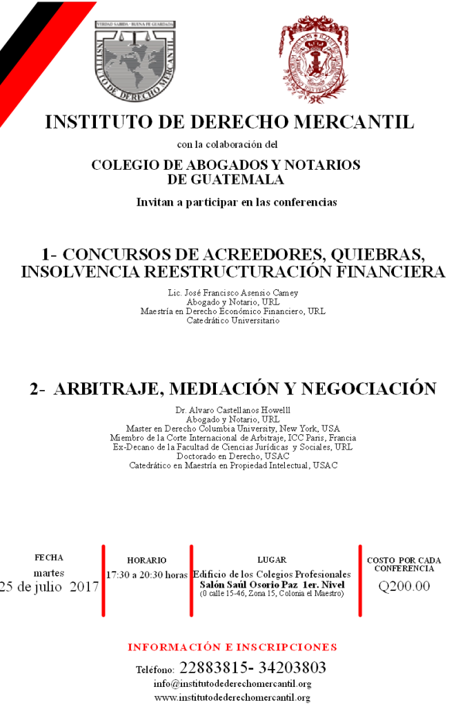 conferencias martes 25 de julio 2017 CPADMC